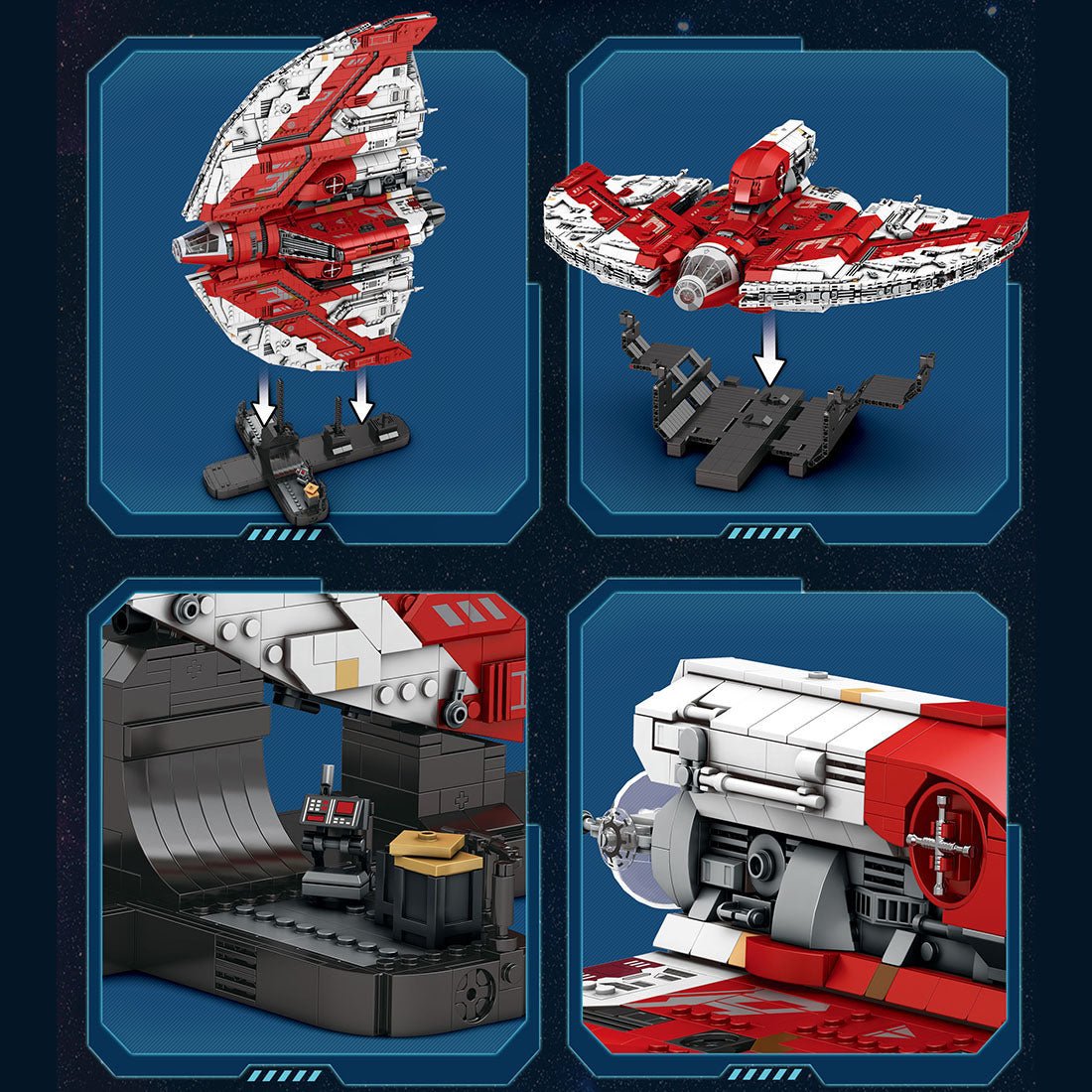 MOC T6 Shuttle Model Assembly Building blocks - LesDiy - 