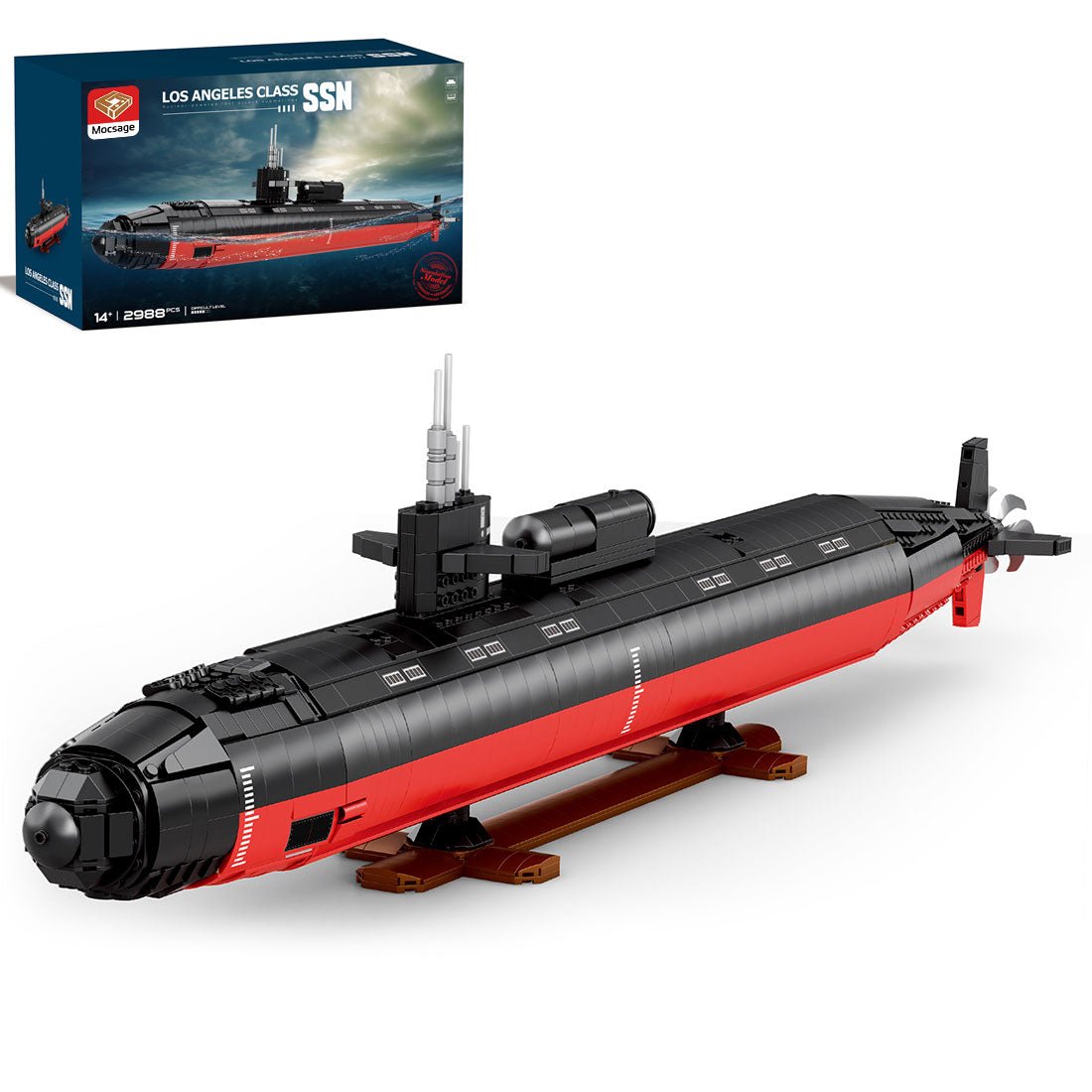 Mocsage 1/125 UCC Los Angeles-class Military Nuclear Submarine