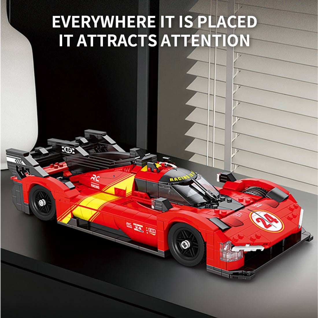 Mocsage 1:16 499P Supercar Building Blocks - LesDiy - 