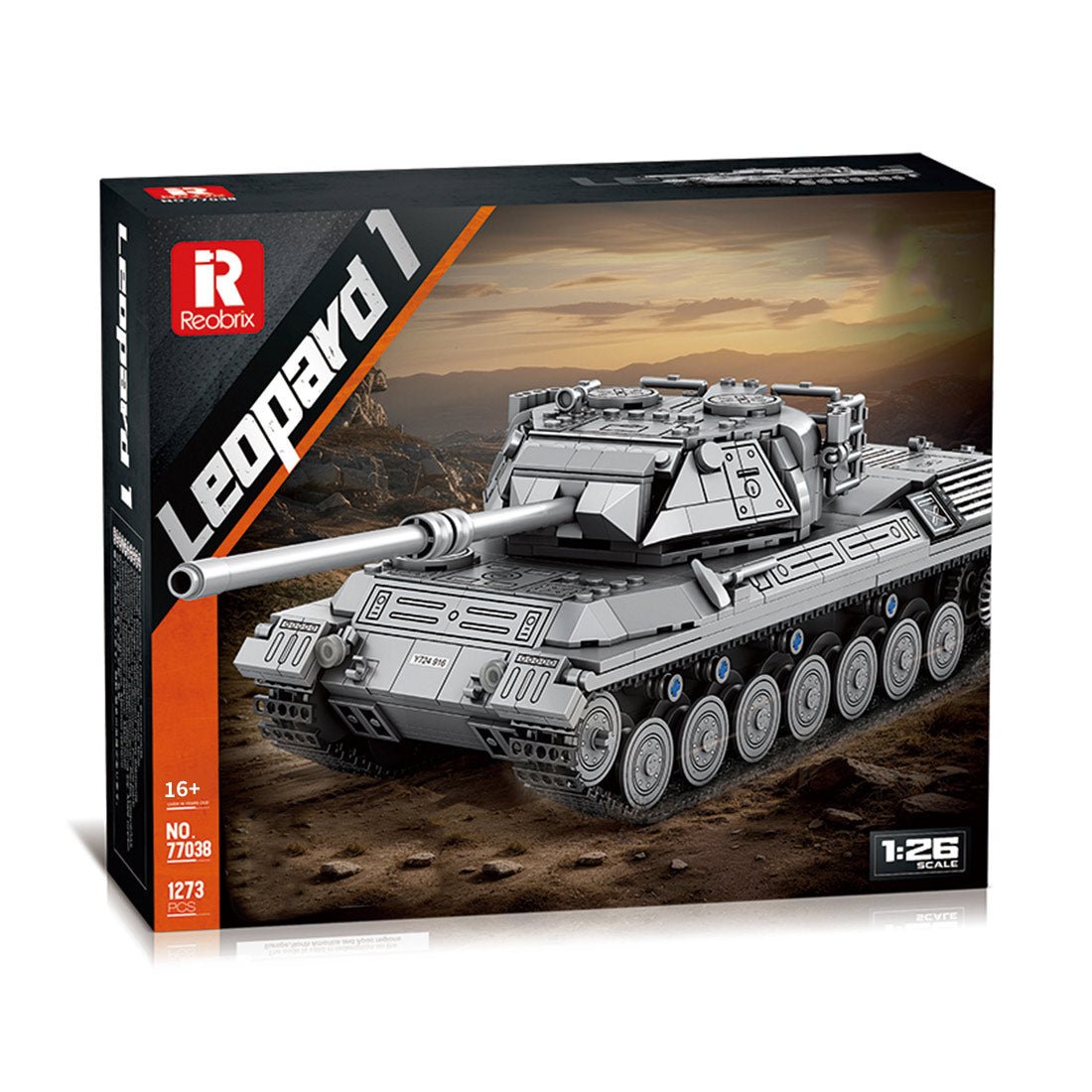 Mocsage 1:26 Scale Leopard Tank Building Blocks-LesDiy-Building Blocks-