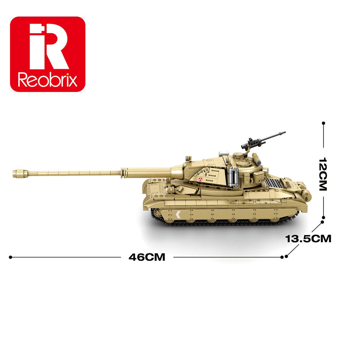Mocsage 1/28 Scale 60TP Tank Building Blocks - LesDiy - Building Blocks