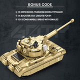 Mocsage 1/28 Scale 60TP Tank Building Blocks - LesDiy - Building Blocks