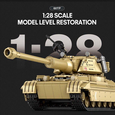 Mocsage 1/28 Scale 60TP Tank Building Blocks - LesDiy - Building Blocks