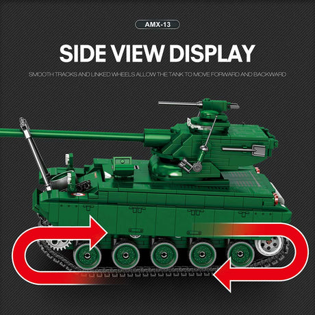 Mocsage 1/28 Scale Tank Building Blocks - LesDiy - Building Blocks