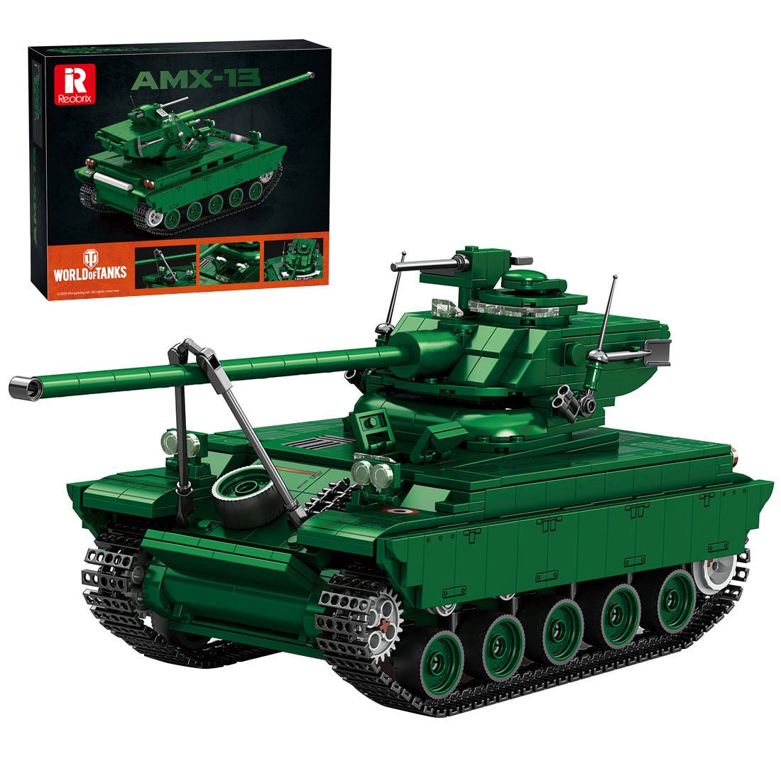Mocsage 1/28 Scale Tank Building Blocks - LesDiy - Building Blocks