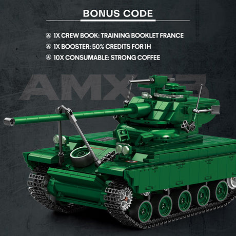 Mocsage 1/28 Scale Tank Building Blocks - LesDiy - Building Blocks