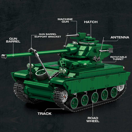 Mocsage 1/28 Scale Tank Building Blocks - LesDiy - Building Blocks