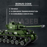 Mocsage 1/30 M4A3E8 Tank - LesDiy - 