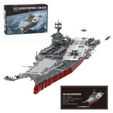 Mocsage 1/350 UCS USS Enterprise CVN - 65 Nuclear - powered Aircraft Carrier Building Blocks - LesDiy - Building Blocks