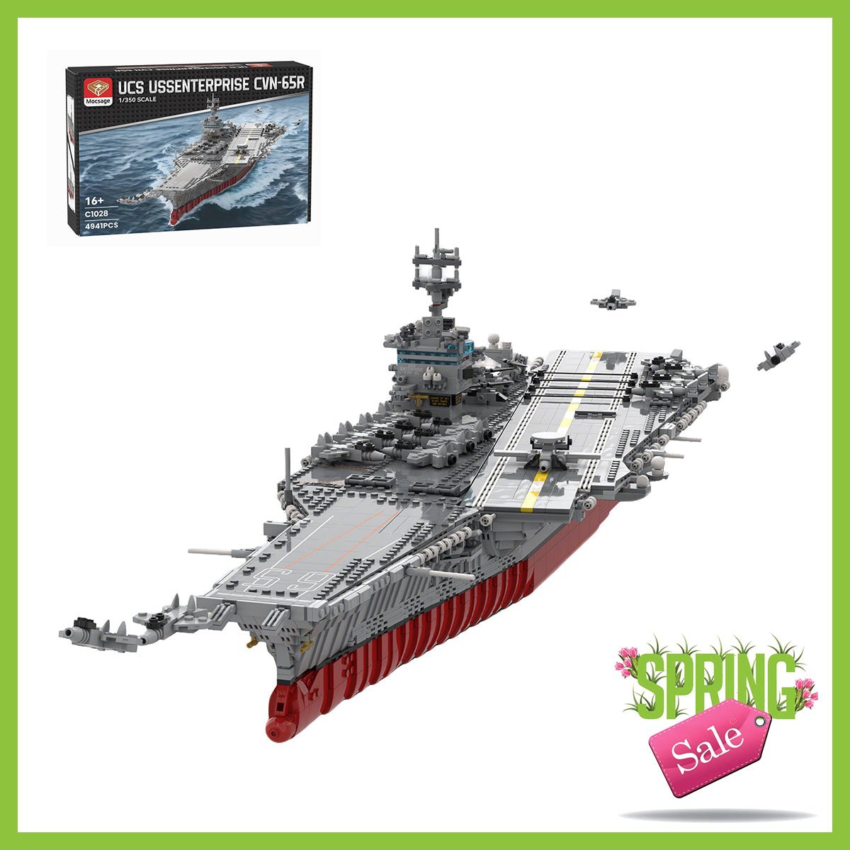Mocsage 1/350 UCS USS Enterprise CVN-65 Nuclear-powered Aircraft