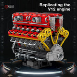 Mocsage 60° V12 Engine Building Blocks - LesDiy - 