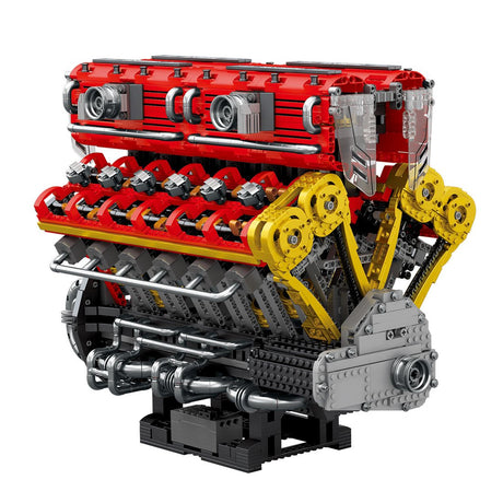 Mocsage 60° V12 Engine Building Blocks - LesDiy - 