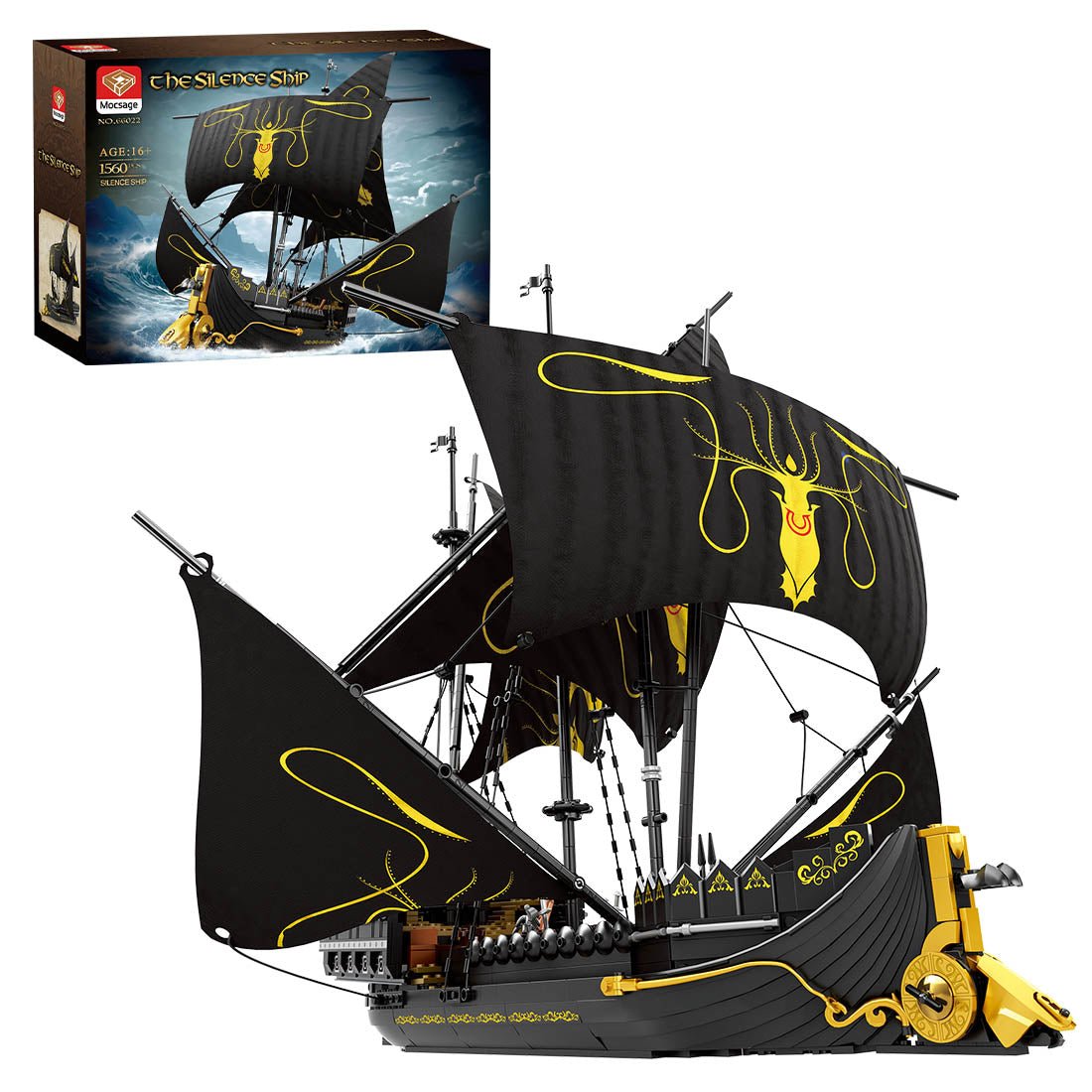 Mocsage European Medieval Fantasy Film Silent Ship - LesDiy - Building Blocks