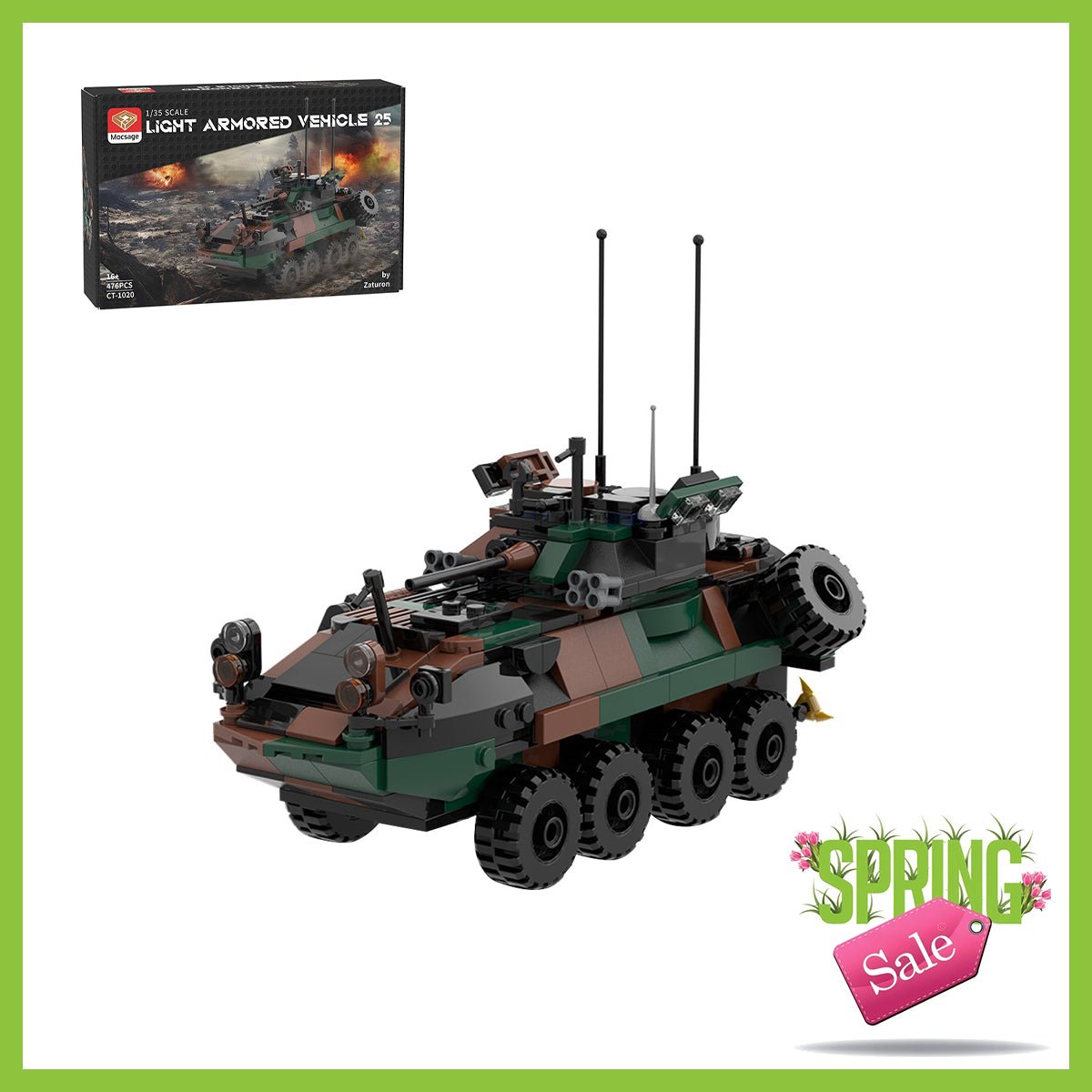 Mocsage MOC-126469 DIY Assembly LAV-25 Infantry Fighting Vehicle