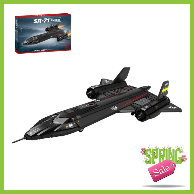 Mocsage SR71 Blackbird Tactical Aircraft Building Blocks Set (US Warehouse) - LesDiy - Building Blocks - 