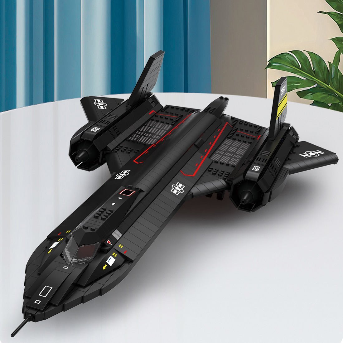 Mocsage SR71 Blackbird Tactical Aircraft Building Blocks Set (US