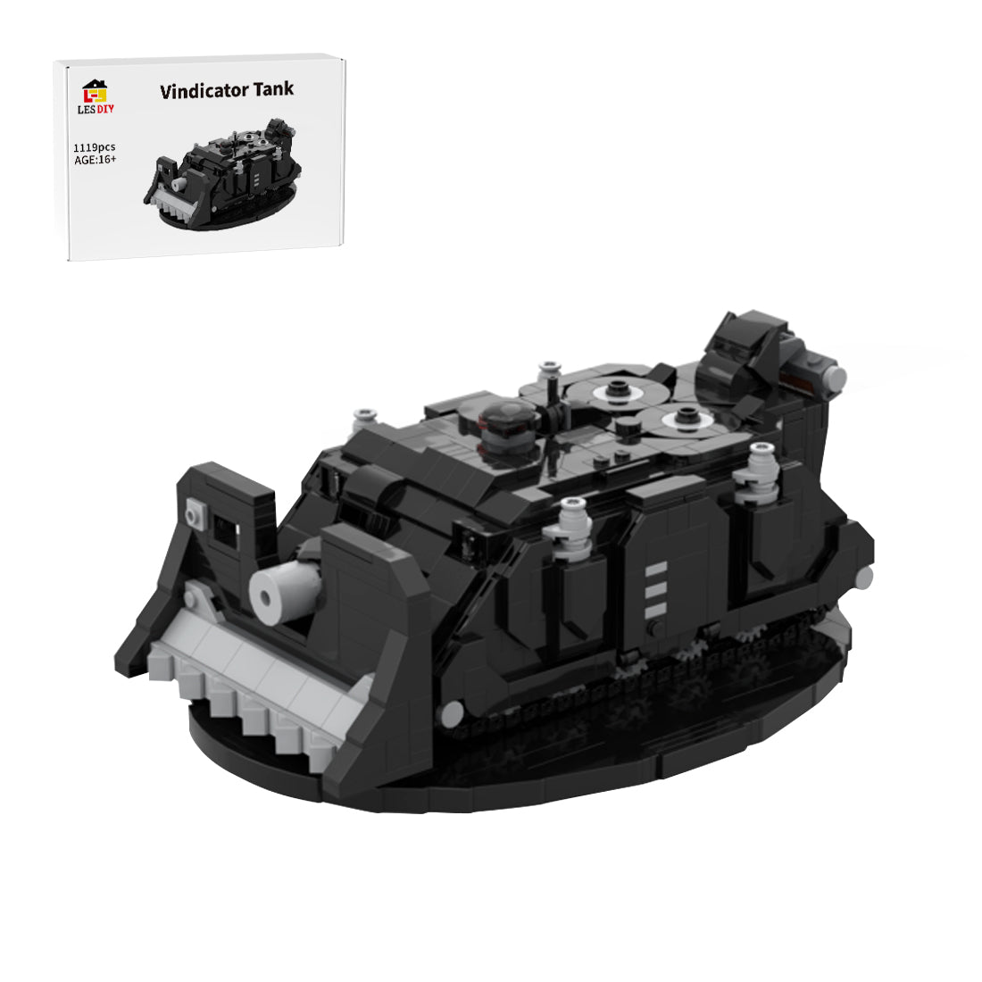 MOC Vindicator Tank Building Blocks | LesDiy
