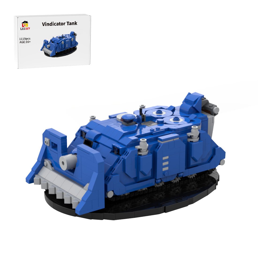 MOC Vindicator Tank Building Blocks | LesDiy