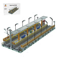 Modern Railway Platform Building Blocks-LesDiy-Building Blocks-