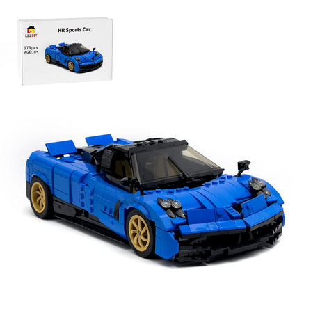 Pagani Huayra Supercar with Functional Suspension Building Blocks - LesDiy - building blocks