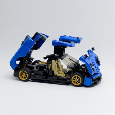 Pagani Huayra Supercar with Functional Suspension Building Blocks - LesDiy - building blocks
