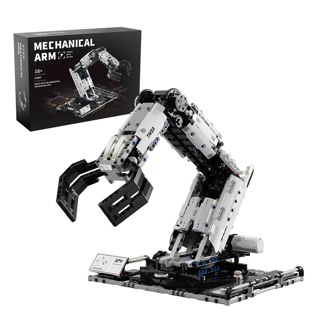 Programmable Multi - Axis Robotic Arm Building Blocks Set - LesDiy - 