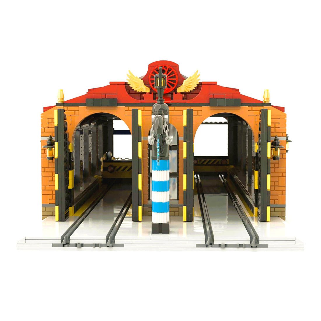 Railway Steam Train Museum Building Blocks - LesDiy - Building Blocks