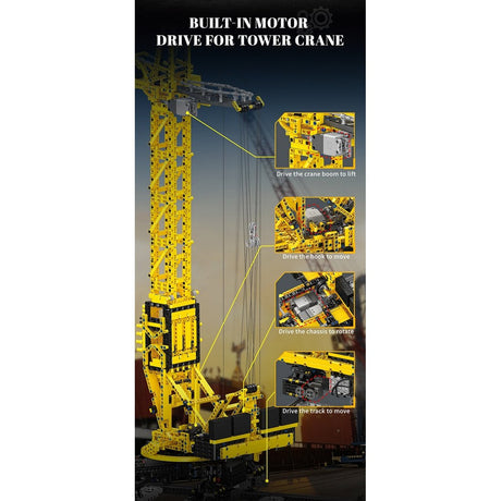 RC Electric Tower Crane Building Blocks-LesDiy-Building Blocks-