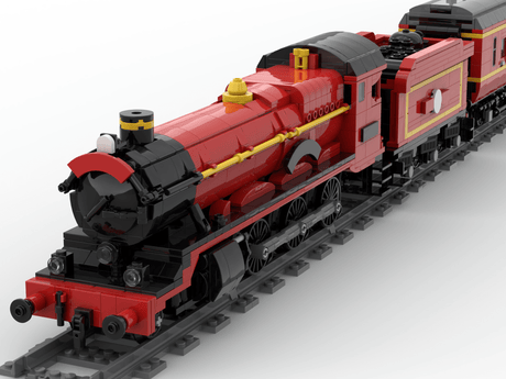 Red 460 Hogwarts Express Steam Locomotive Building Blocks - Dynamic Version - LesDiy - Building Blocks
