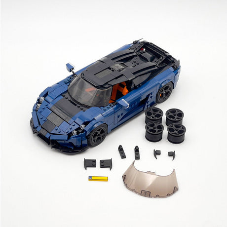 Regera Ghost Supercar Building Blocks - LesDiy - building blocks