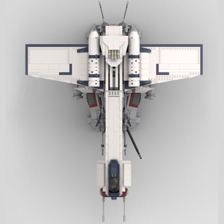 Sci - Fi Dropship & Armored Walker Combo MOC Building Block - LesDiy - 