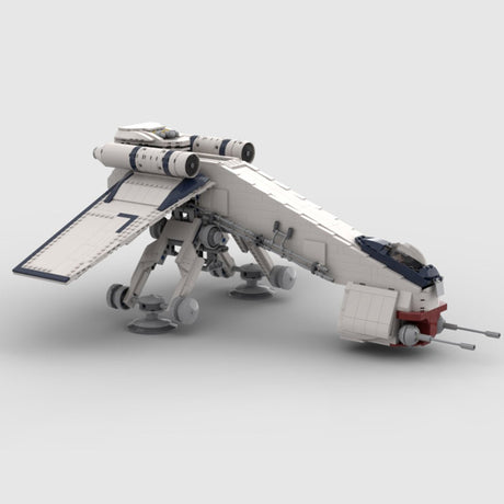 Sci - Fi Dropship & Armored Walker Combo MOC Building Block - LesDiy - 