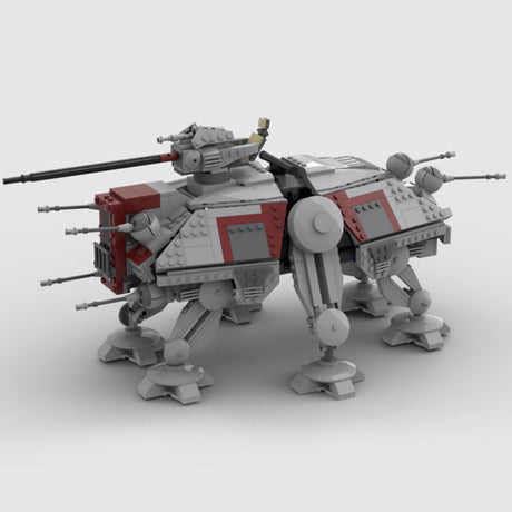Sci - Fi Dropship & Armored Walker Combo MOC Building Block - LesDiy - 