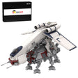 Sci - Fi Dropship & Armored Walker Combo MOC Building Block - LesDiy - 