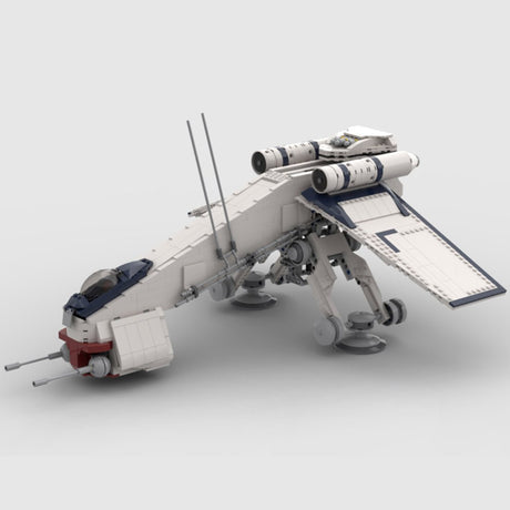 Sci - Fi Dropship & Armored Walker Combo MOC Building Block - LesDiy - 