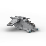 Sci - Fi Low Altitude Assault Troop Transport Ship Building Blocks - LesDiy - 