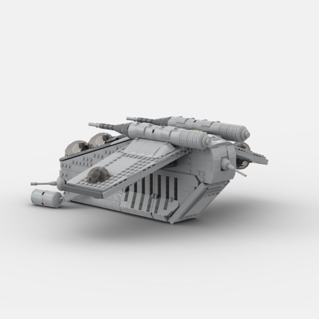 Sci - Fi Low Altitude Assault Troop Transport Ship Building Blocks - LesDiy - 