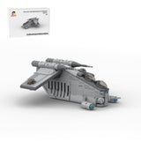 Sci - Fi Low Altitude Assault Troop Transport Ship Building Blocks - LesDiy - 