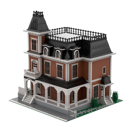 Second Empire House Large Architectural Street Scene Building Blocks - LesDiy - 