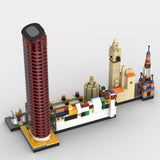 Seville Skyline Architecture Series Street Scene Building Blocks - LesDiy - building blocks