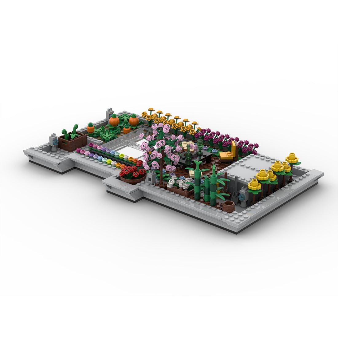 SitComplex Full 11-Story Apartment Building Blocks-LesDiy-MOC-