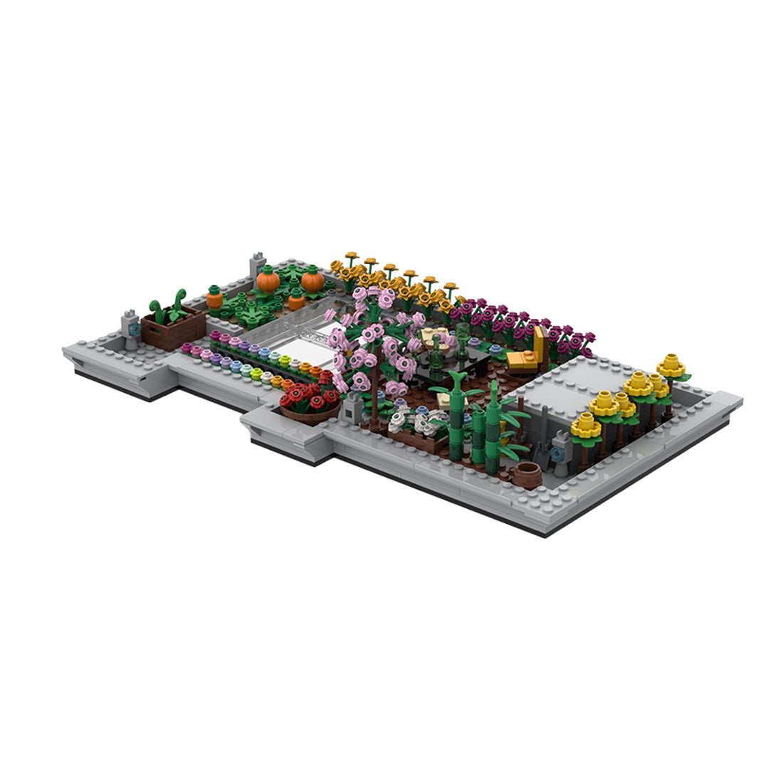 SitComplex Rooftop Garden Building Blocks-LesDiy-Building Blocks-