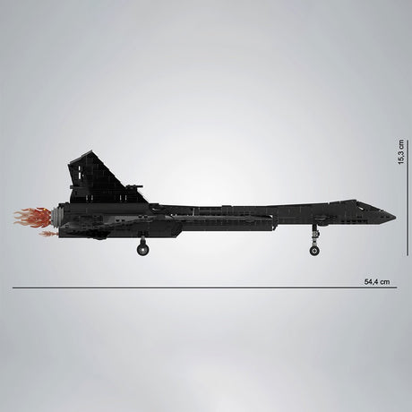 Soviet Supersonic Fighter - Interceptor MIG - 31 Firefox Building Blocks - LesDiy - MOC