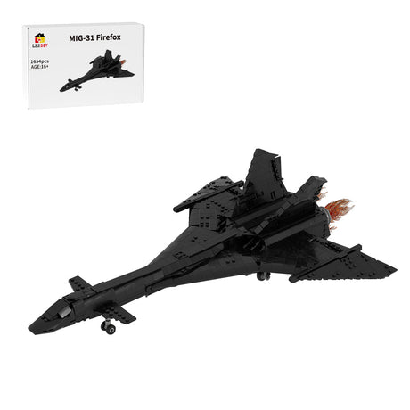 Soviet Supersonic Fighter - Interceptor MIG - 31 Firefox Building Blocks - LesDiy - MOC