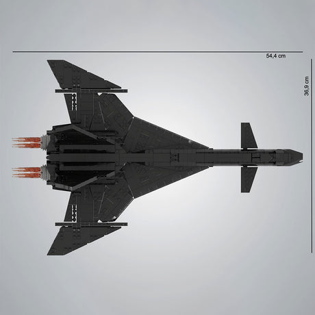 Soviet Supersonic Fighter - Interceptor MIG - 31 Firefox Building Blocks - LesDiy - MOC