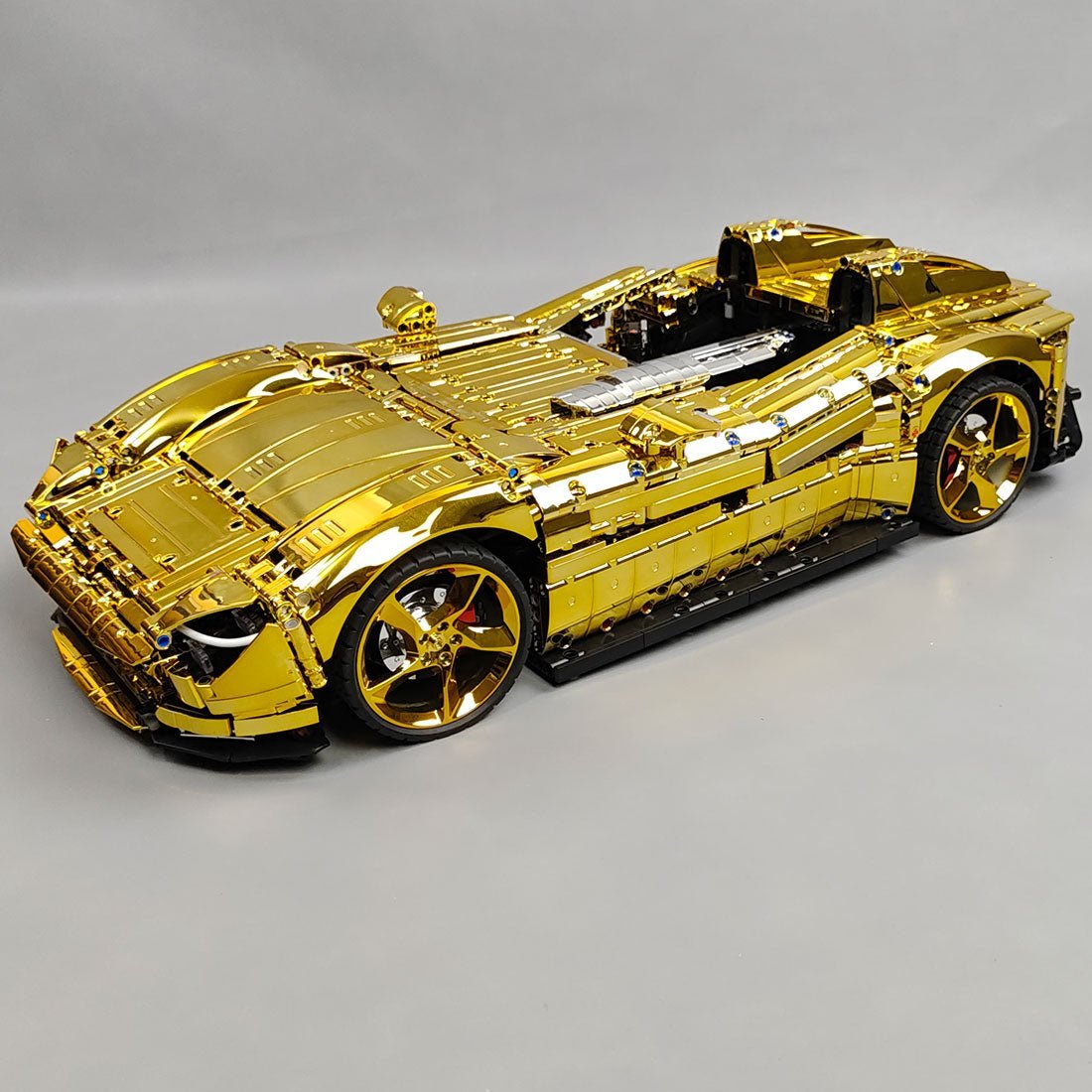 SP - 2 Racing car Tech theme Gold Electroplated Chrome  - LesDiy - 