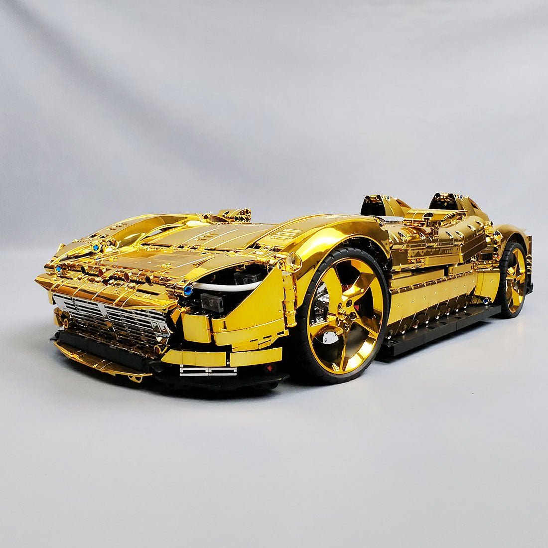 SP - 2 Racing car Tech theme Gold Electroplated Chrome  - LesDiy - 