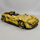 SP - 2 Racing car Tech theme Gold Electroplated Chrome  - LesDiy - 