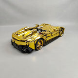 SP - 2 Racing car Tech theme Gold Electroplated Chrome  - LesDiy - 