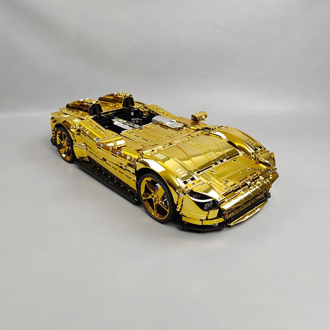 SP - 2 Racing car Tech theme Gold Electroplated Chrome  - LesDiy - 